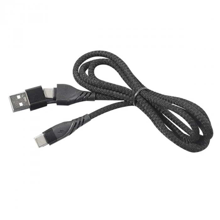 ALLY 2in1 USB Type C To PD Kablosu+USB Kablo-(5775)