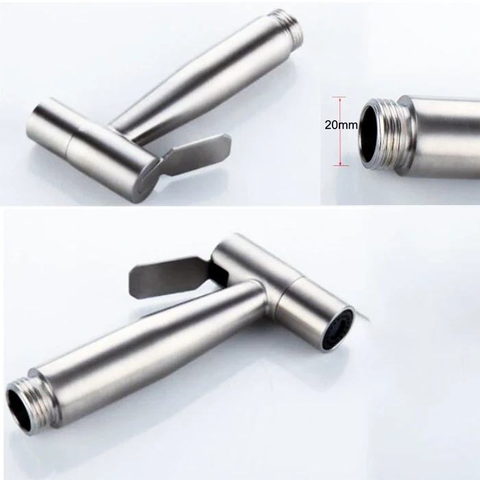 Ally 304 Paslanmaz Çelik Musluk Seti El Tuvalet Sprey Tabancası-(5775)