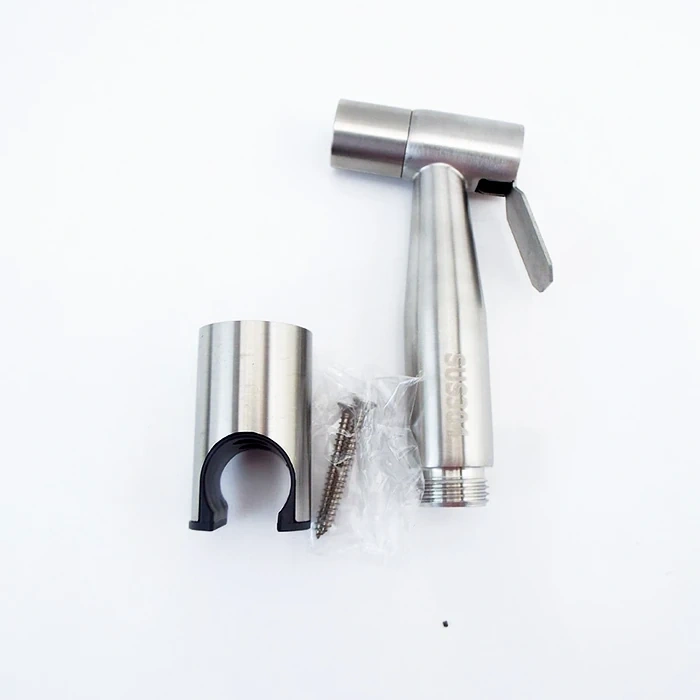 Ally 304 Paslanmaz Çelik Musluk Seti El Tuvalet Sprey Tabancası-(5775)