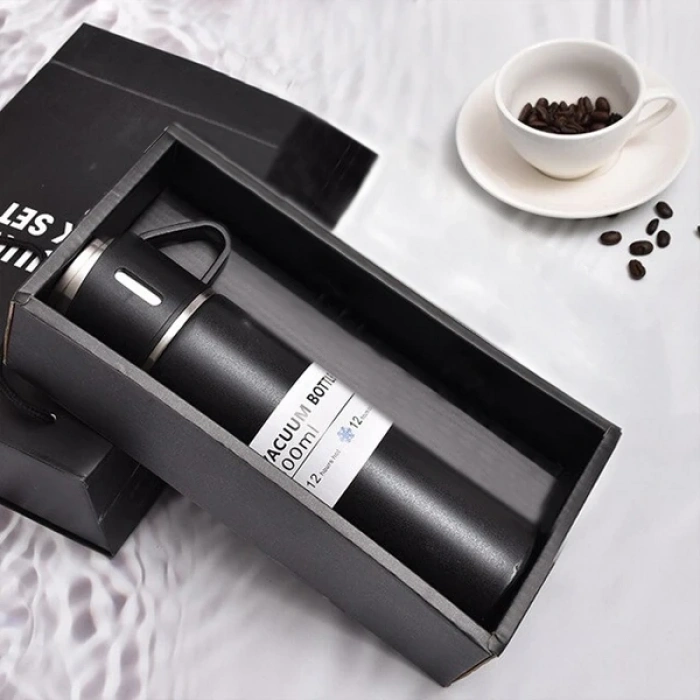 Ally 500ml Bardak Başlı Paslanmaz Çelik Termos-(5775)