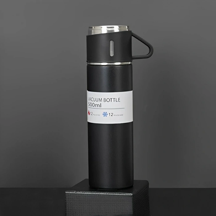 Ally 500ml Bardak Başlı Paslanmaz Çelik Termos-(5775)