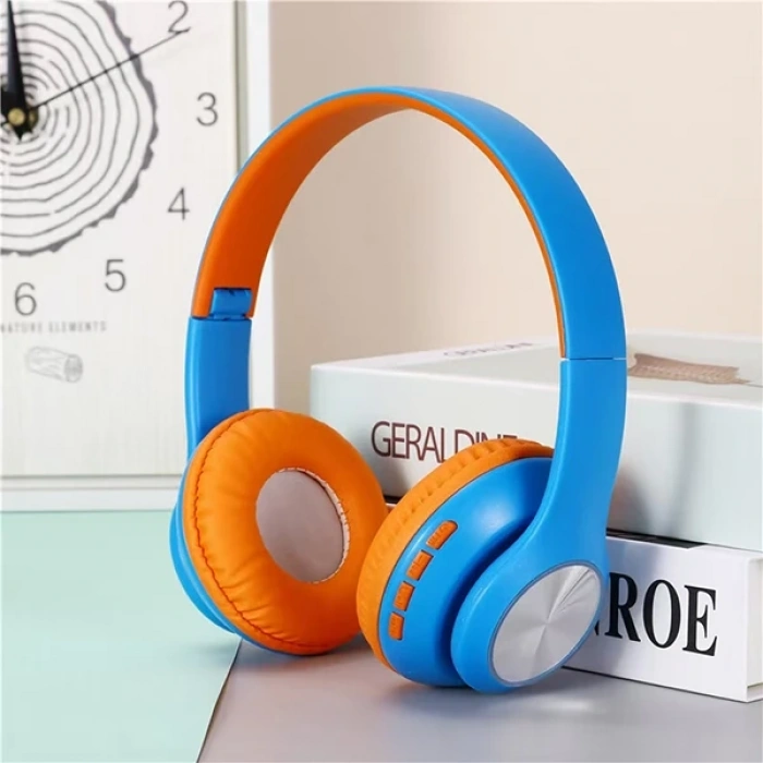 ALLY 66BT Kulaküstü Bluetooth 5.0 Kablosuz Kulaklık Macarons-(5775)