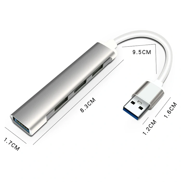 Ally A-809 4in1 USB to USB Hub Çoğaltıcı Adaptör-(5775)