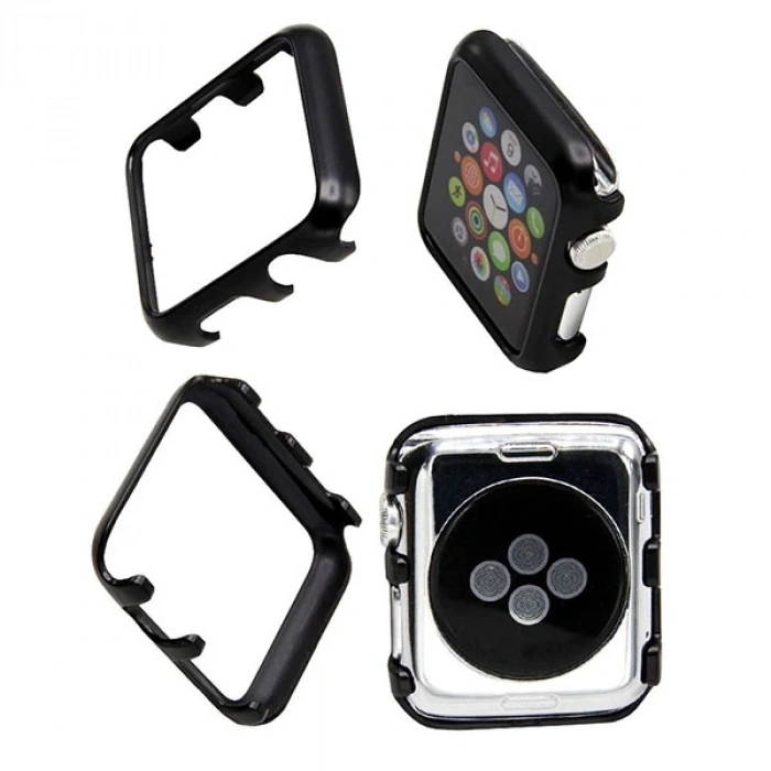 Ally Apple İWatch 2-3 42mm Lazer Kaplama Pc Kılıf-(5775)