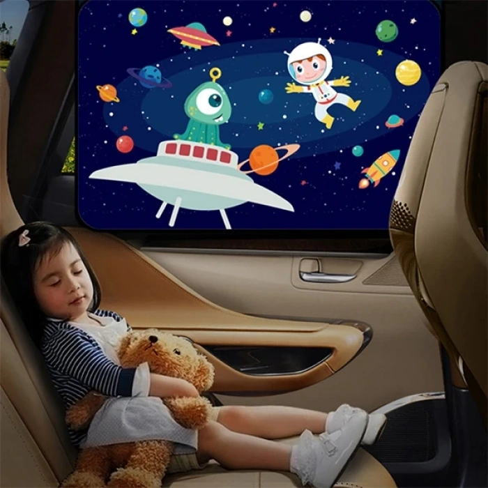 Ally Araç-Araba Manyetik Yan Cam Güneşlik -Gölgelik-(5775)