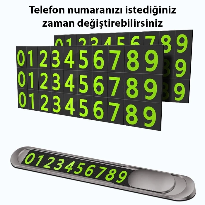 ALLY Araç Geçici Park için Telefon Numaratörü-(5775)