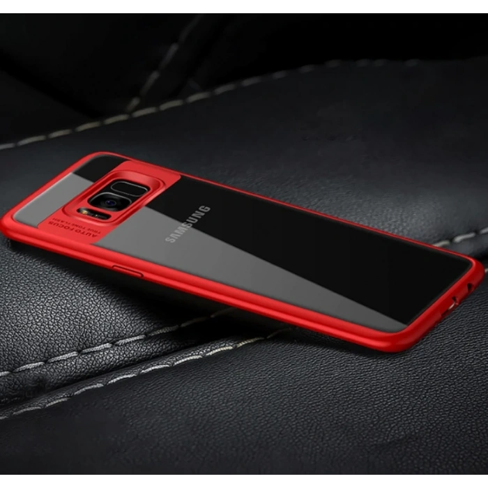 Ally Galaxy Note 8 Darbeya Dayanıklı Şeffaf Silikon Kılıf-(5775)