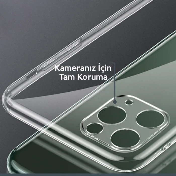 Ally İPhone 11 Pro 5.8 İnch Kamera Korumalı Silikon Kılıf-(5775)