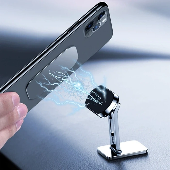 ALLY Manyetik Mıknatıslı Stand Tipi Telefon Araç Tutucu-(5775)