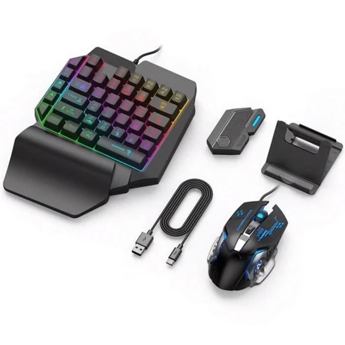 ALLY Mix Elite Plus - PUBG denetleyicisi için Gamepad mobil oyun klavye Mouse dönüştürücü Bluetooth Android oyun adaptörü-(5775)