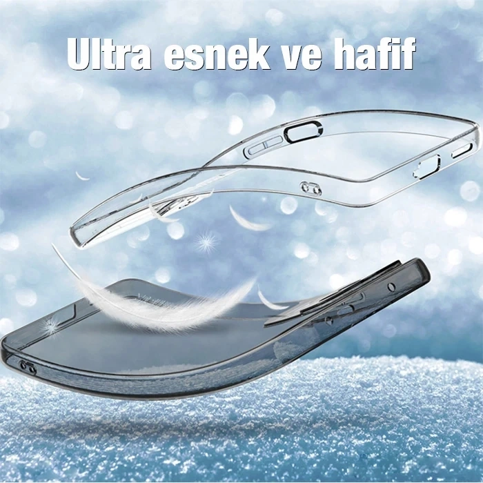 Ally OPPO F19 Pro Kılıf Kamera Korumalı Ultra İnce Şeffaf Silikon Kılıf-(5775)