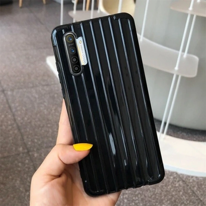 Ally Oppo Realme 5 Pro Trunk Lines ince Soft Silikon Kılıf-(5775)