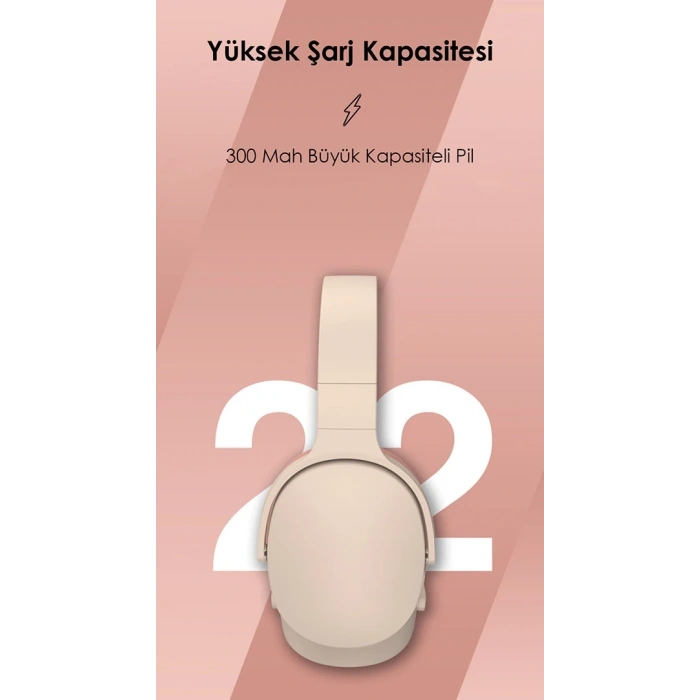ALLY P2961 Kulaküstü Kablosuz Bluetooth Kulaklık-(5775)