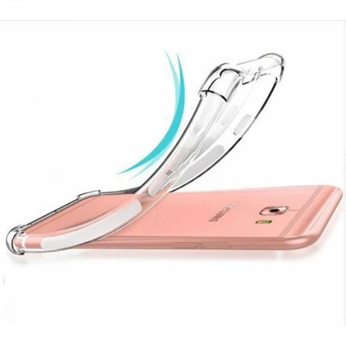 Ally Samsung Galaxy J5 Prime Darbe Emici Şeffaf Silikon Kılıf-(5775)