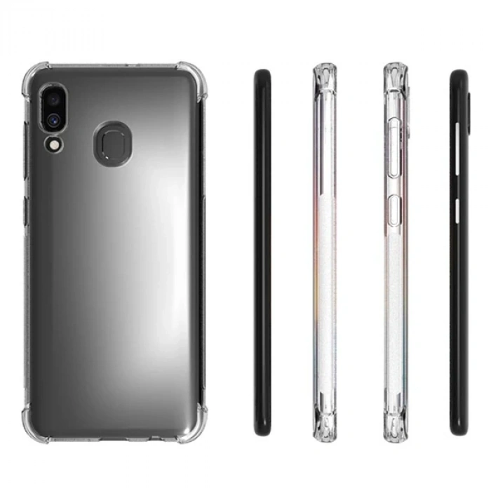 Ally Sm Galaxy A20/A30 Anti-Drop Darbe Emici Silikon Kılıf-(5775)