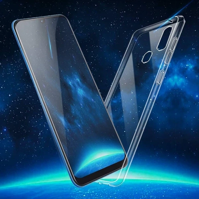 Ally Sm Galaxy A20/A30 Ultra Koruma Soft Şeffaf Silikon Kılıf-(5775)