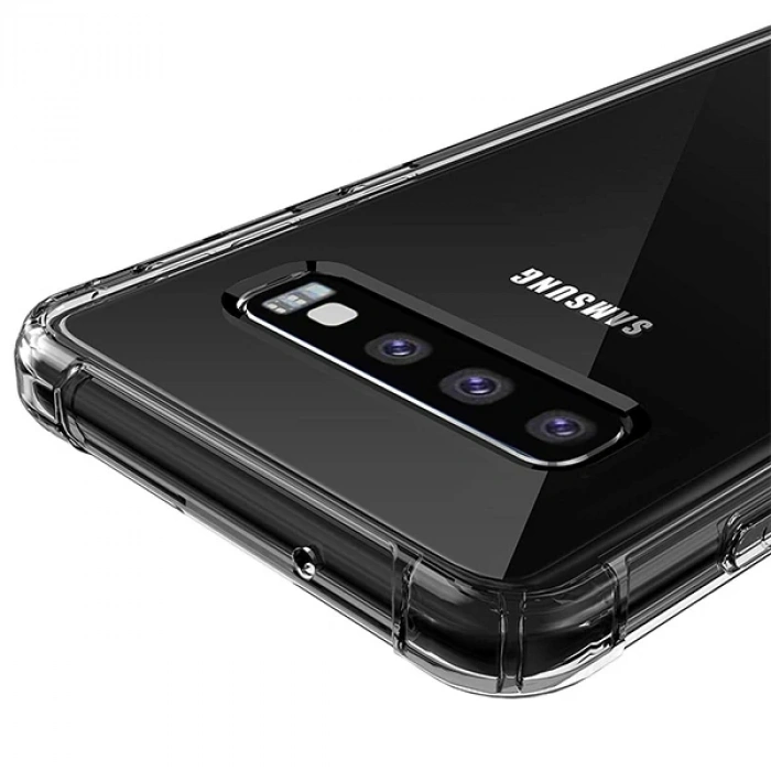 Ally Sm Galaxy S10 Anti-Drop Darbe Emici Silikon Kılıf-(5775)