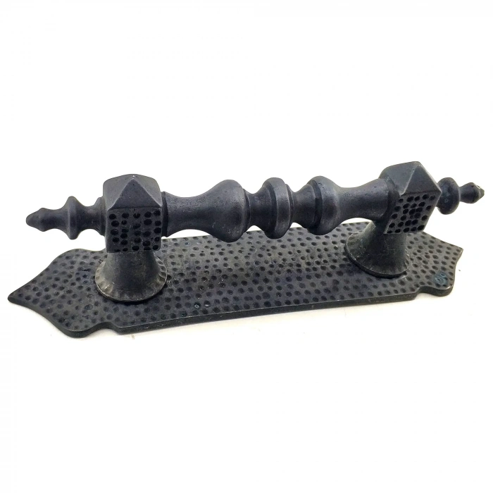 Antika Tarz Dekoratif Pirinç Ağır Kapı Çekme Kolu - 280x65 Mm, Oksit