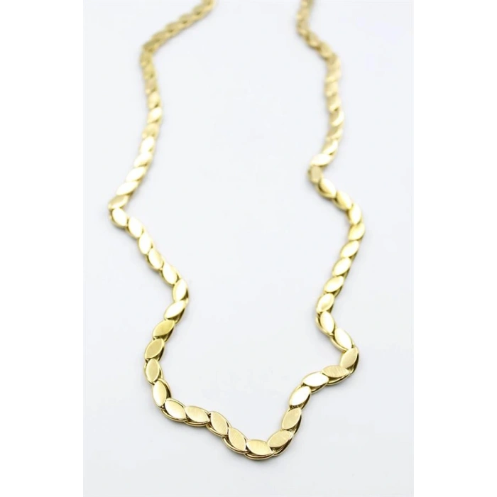 Arpa Zincir Kolye -60cm - Altın