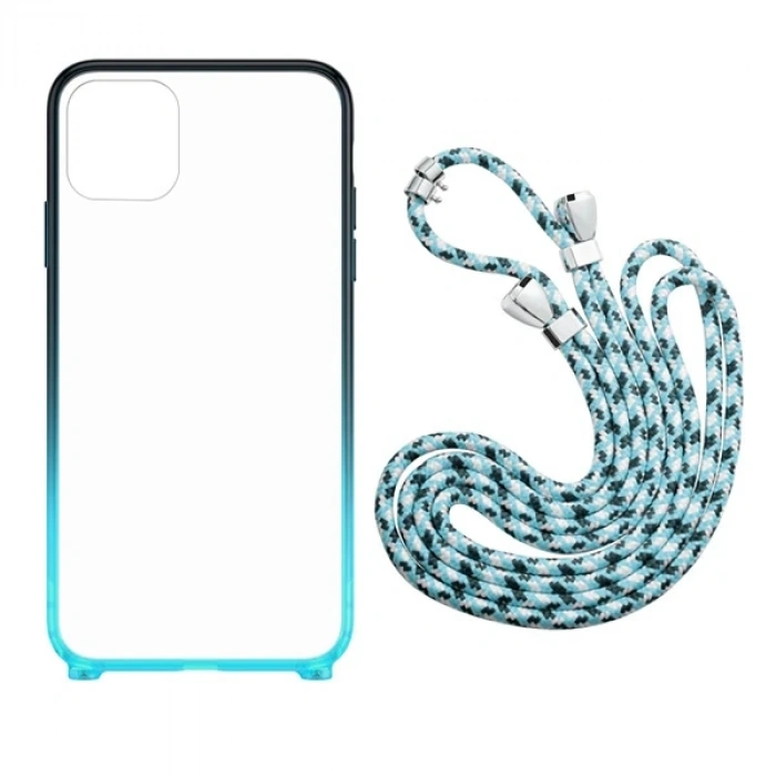 Baseus Element Crossbody Protective iPhone 11 Pro Max 6.5 Askılı Koruyucu Silikon Kılıf-(5775)