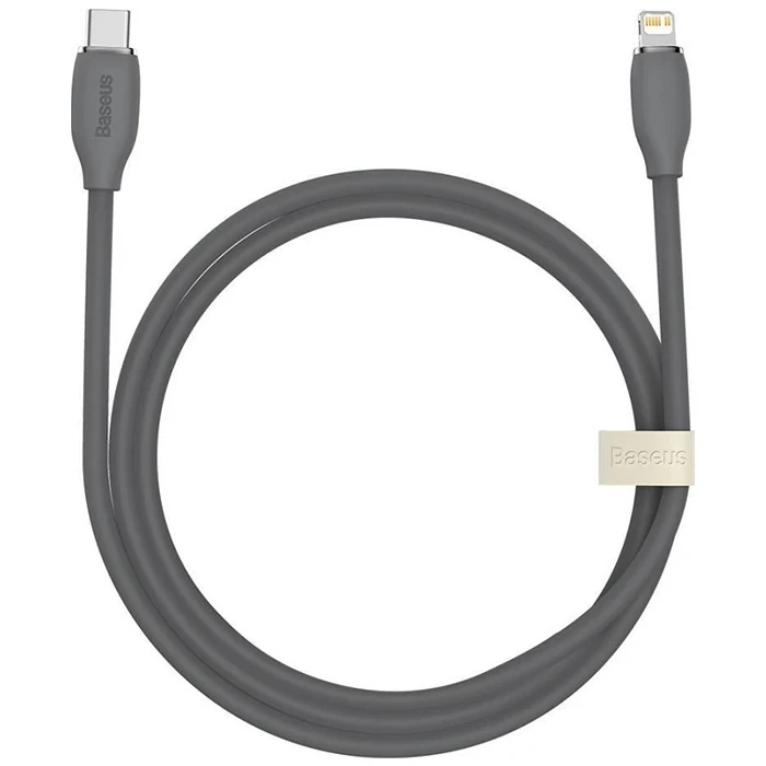 Baseus Jelly Liquid Silica Gel 20W Type-C to iPhone Lightning Hızlı Şarj ve Data Kablosu 1.2m-(5775)