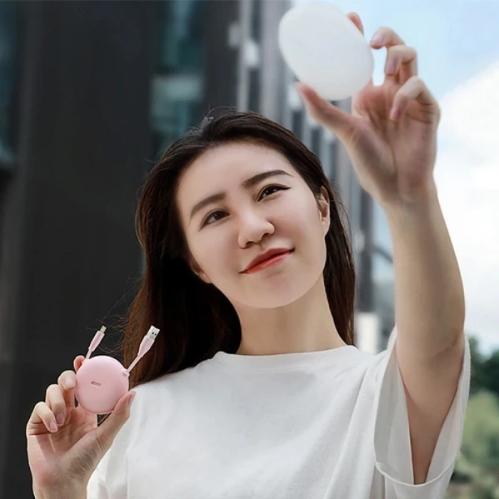 BASEUS Lets Go İPhone 12-1111 Pro SE 2020 XR XS 8-7 Usb Kablo 1Metre-(5775)