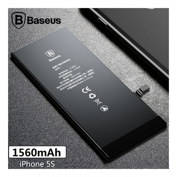 Baseus Orjinal İPhone 5S5C 1560 Mah Pil Batarya-(5775)