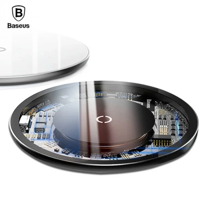 Baseus Simple Kristal 10W Qi Wireless Kablosuz Hızlı Şarj-(5775)