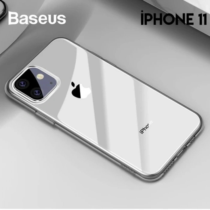 Baseus Simplicity Series iPhone 11 6.1inch  Şeffaf Gel Silikon Kılıf-(5775)