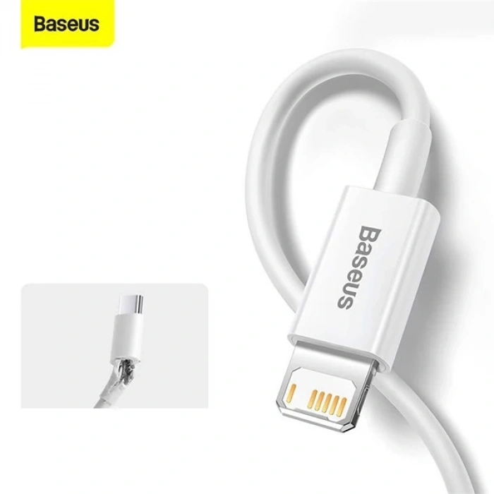 Baseus Superior Series USB to Lightning  iPhone Hızlı Şarj Kablosu 1 metre 2.4A-(5775)