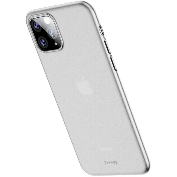 Baseus Wing Case İPhone 11 Pro 5.8  Ultra İnce Lux Mat Şeffaf Kılıf-(5775)