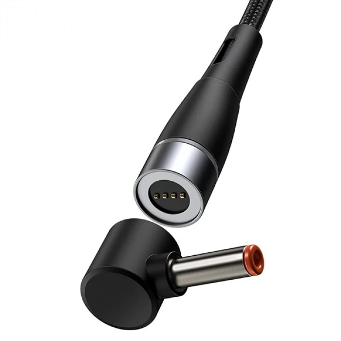 Baseus Zinc Manyetik Type-C to DC Round (40x17mm) Lenovo Laptop Şarj Kablosu 100W 2m-(5775)