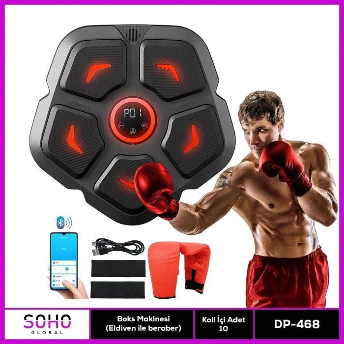 Boks Makinesi Eldiven İle Beraber