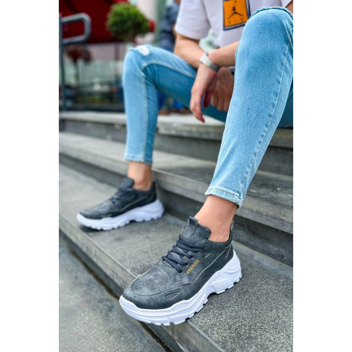 CH089 - CBT Low Top Lace Up Erkek Ayakkabı SIYAH