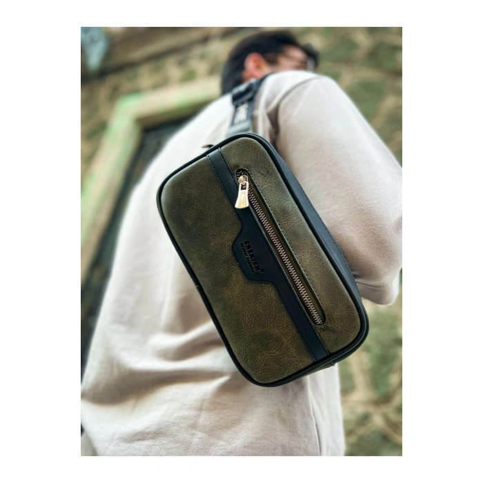 CH101 - Poani Tablet Erkek Çanta SIYAH / HAKI