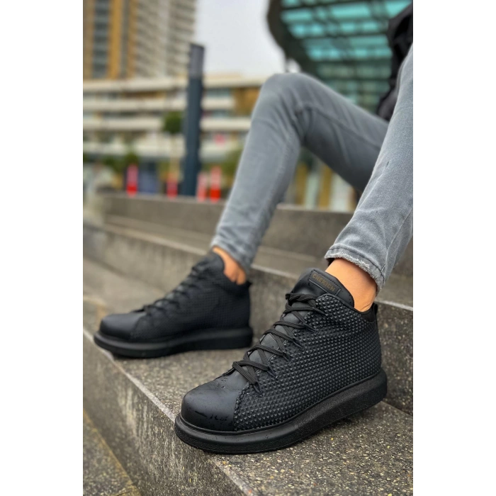 CH111 - GST Milano Erkek Bot SIYAH/SIYAH