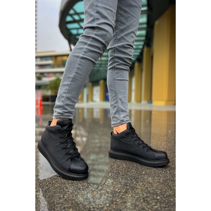 CH111 - GST Milano Erkek Bot SIYAH/SIYAH