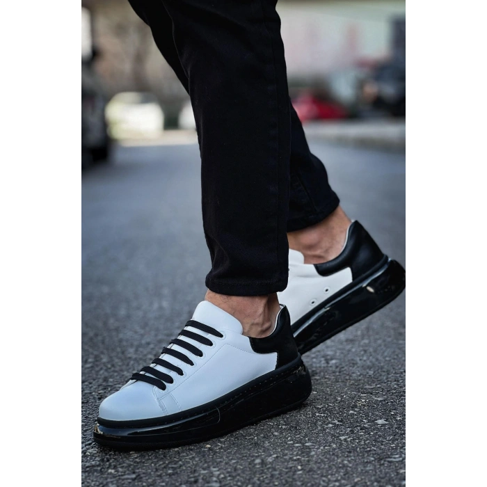 CH295 - CST Sollıevo Erkek Ayakkabı BEYAZ/SIYAH