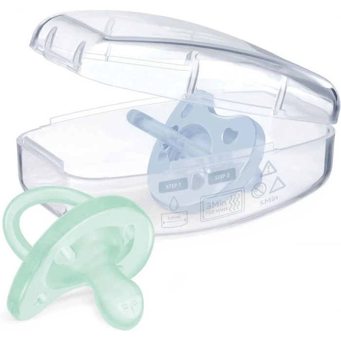 Chicco PhysioForma Soft 2li Silikon Emzik 2-6 Ay Erkek