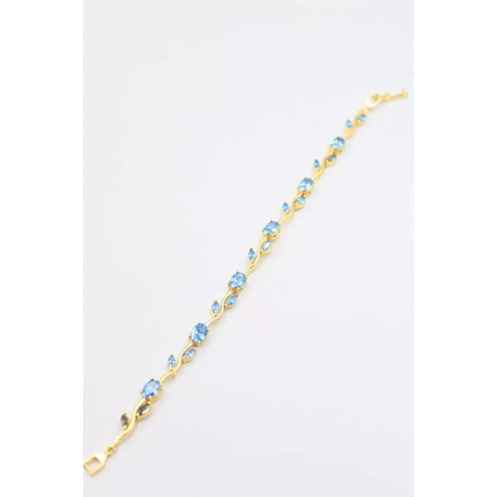 Çiçek Bileklik - Altın