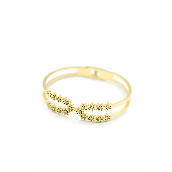 Çiçek Bilezik - Altın