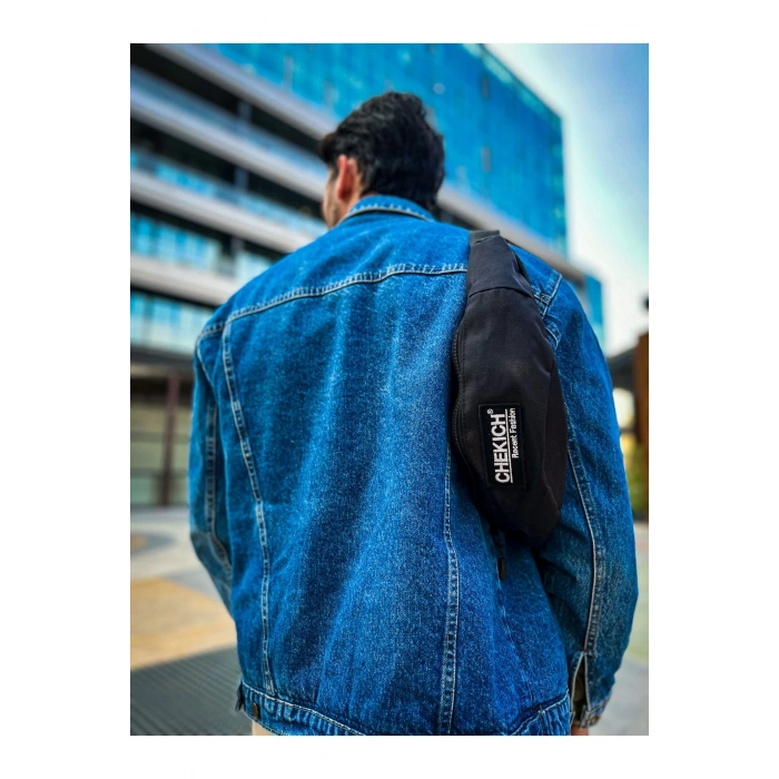 CNT002 - Keten Erkek Çapraz Çantası SIYAH