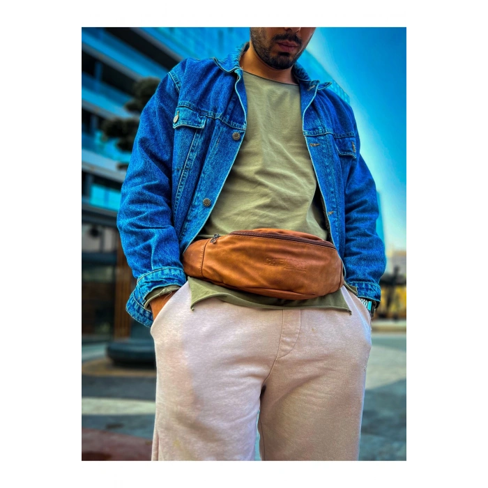 CNT010 - Cilt Deri Erkek Çapraz Çanta TABA