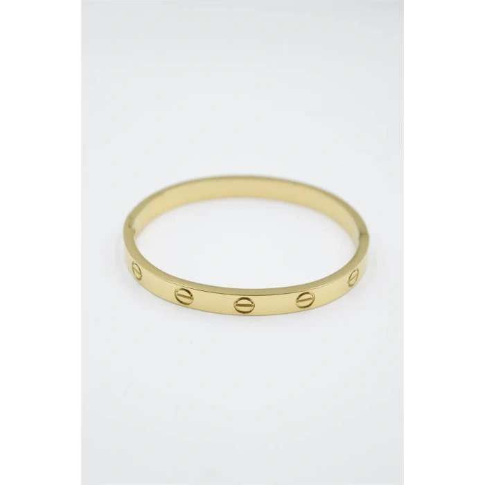 CRT Model Taşsız Bilezik - Altın