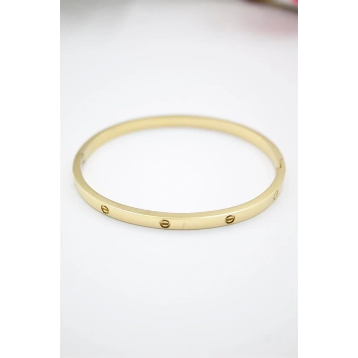 CRT Model Taşsız İnce  Bilezik - Altın