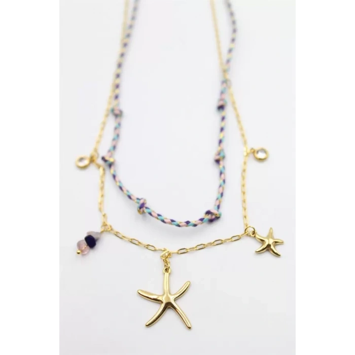 Deniz Yıldızı Kolye - Altın