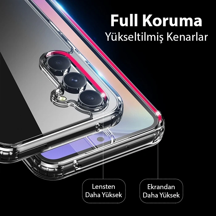 Dux Ducis SM Galaxy A54 5G Clin Series Shockproof Şeffaf Silikon Kılıf-(5775)