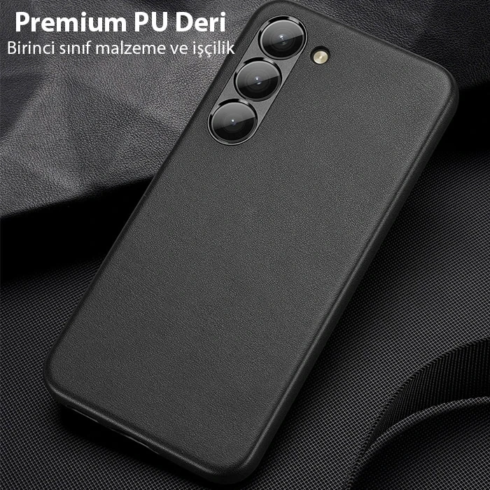 Dux Ducis SM Galaxy S23 Plus Grit Series PU Premium Kılıf-(5775)