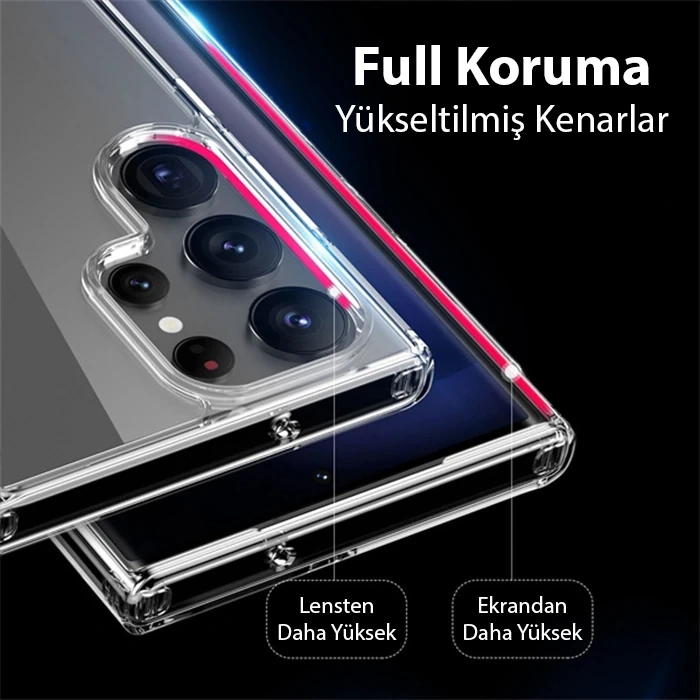 Dux Ducis SM Galaxy S23 Ulta Clin Series Shockproof Şeffaf Silikon Kılıf-(5775)