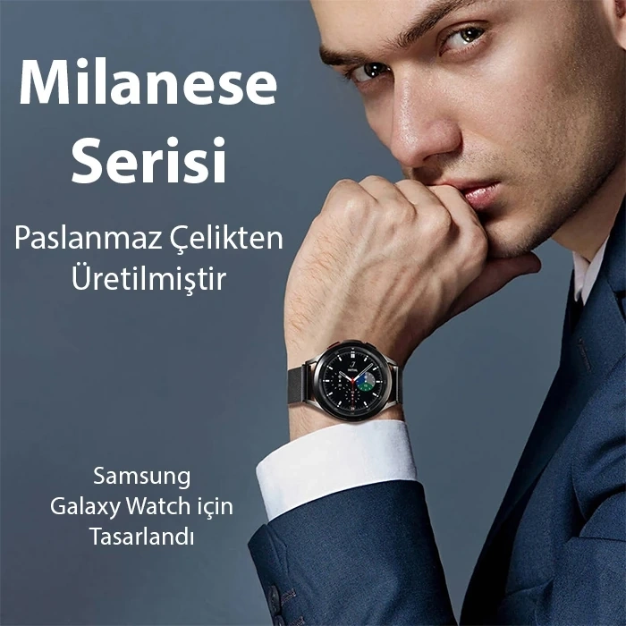 Dux Ducis SM Galaxy Watch 22MM-Huawei GT3-GT3 Pro 46MM-Magic 2 46MM Milano Loop Kayış Kordon-(5775)